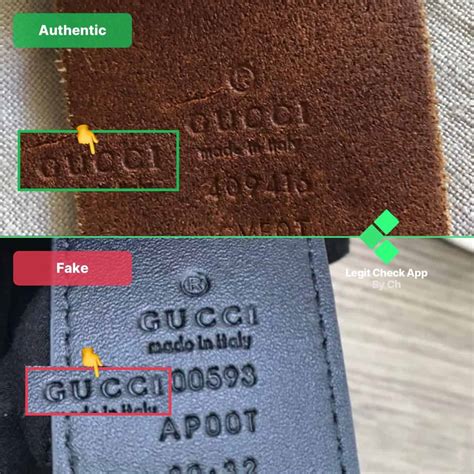 red gucci belt fake vs real|authentic gucci belt stamp.